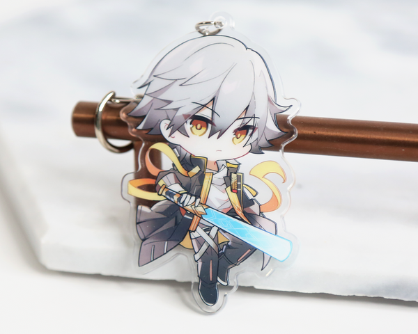 Trailblazer Caelus Keychain - Honkai Star Rail Arcylic Charms