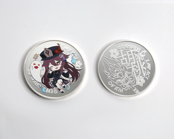 Genshin Impact Collectible Coins - Xiao Ganyu Hutao Raiden Shogun