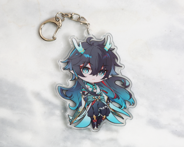 Imbibitor Lunae Dan Heng Keychain - Honkai Star Rail Arcylic Charms