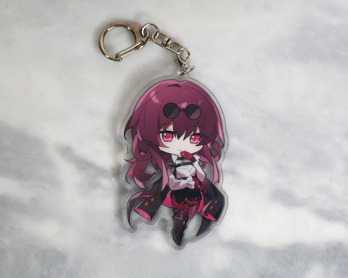 Kafka Keychain - Honkai Star Rail Arcylic Charms – Yui's Gifts