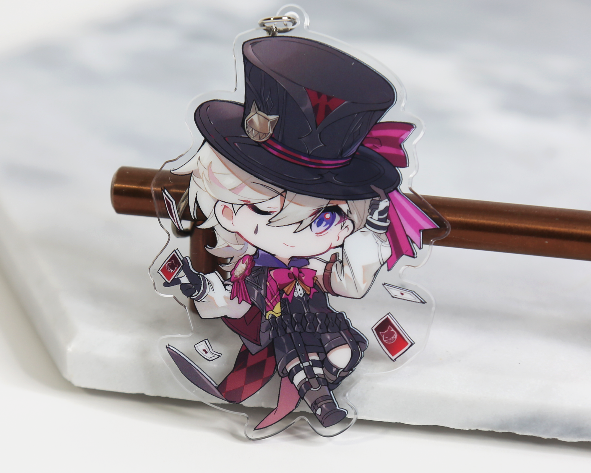 Lyney Keychain - Genshin Impact Arcylic Charms