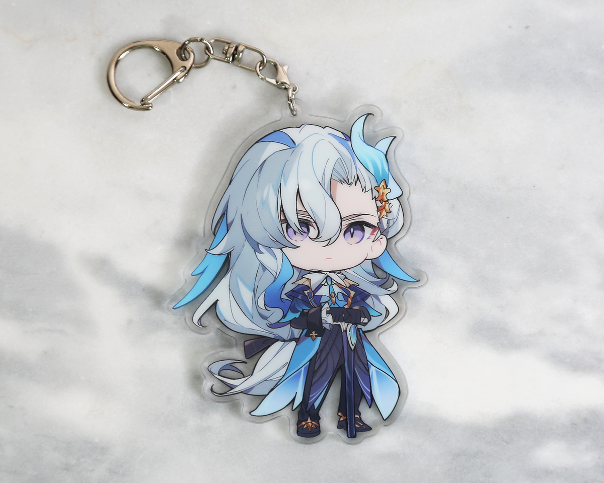 Neuvillette Keychain - Genshin Impact Arcylic Charms – Yui's Gifts