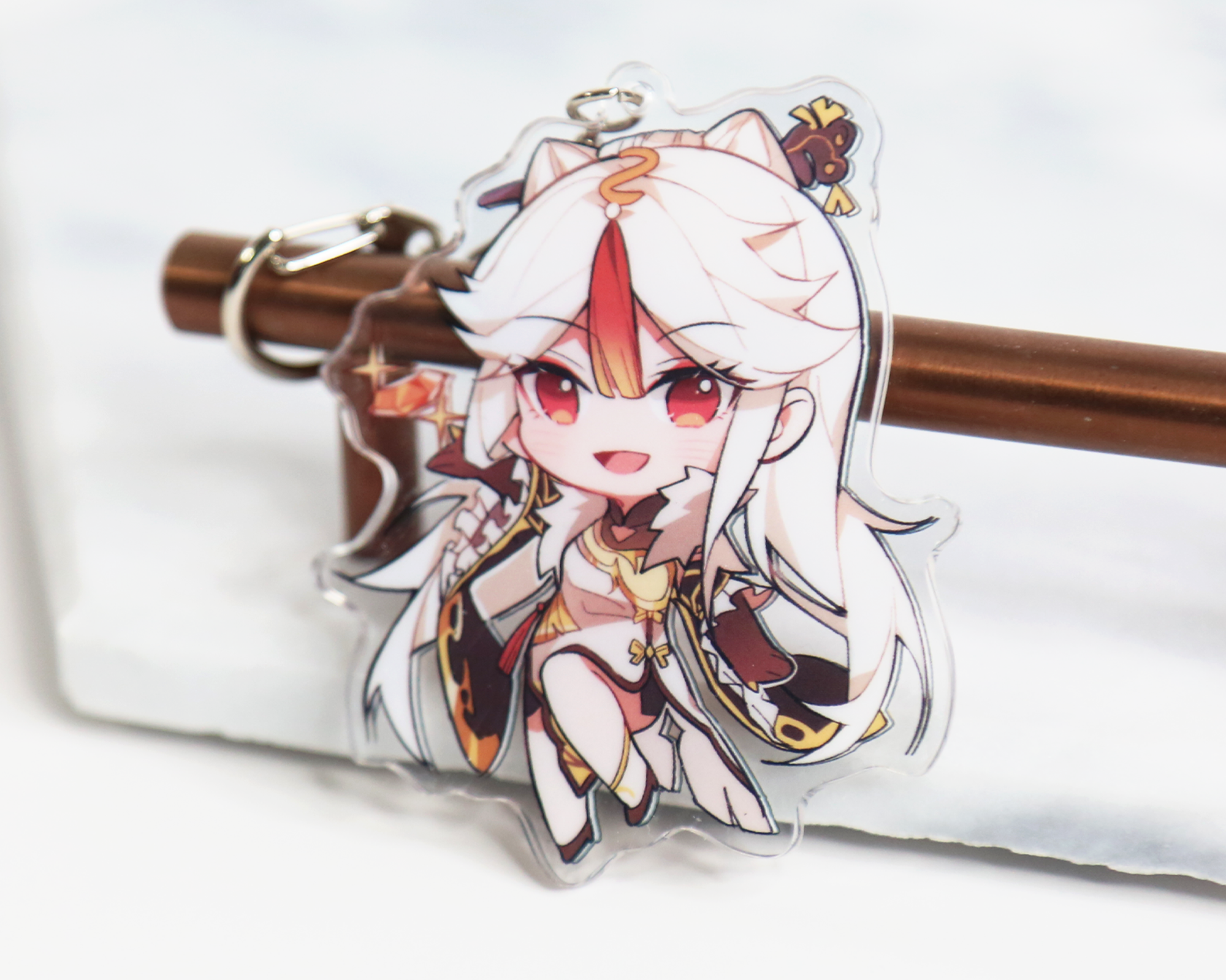 Ningguang Keychain - Genshin Impact Arcylic Charms