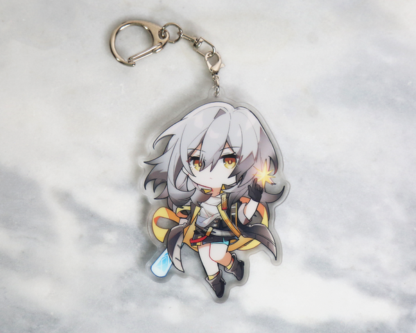 Trailblazer Stelle Keychain - Honkai Star Rail Arcylic Charms