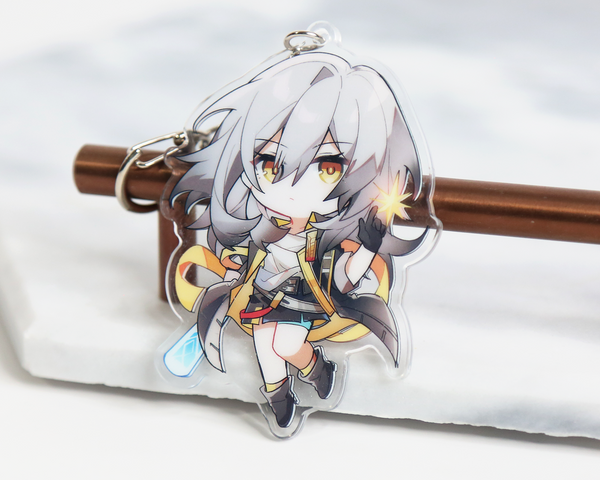 Trailblazer Stelle Keychain - Honkai Star Rail Arcylic Charms