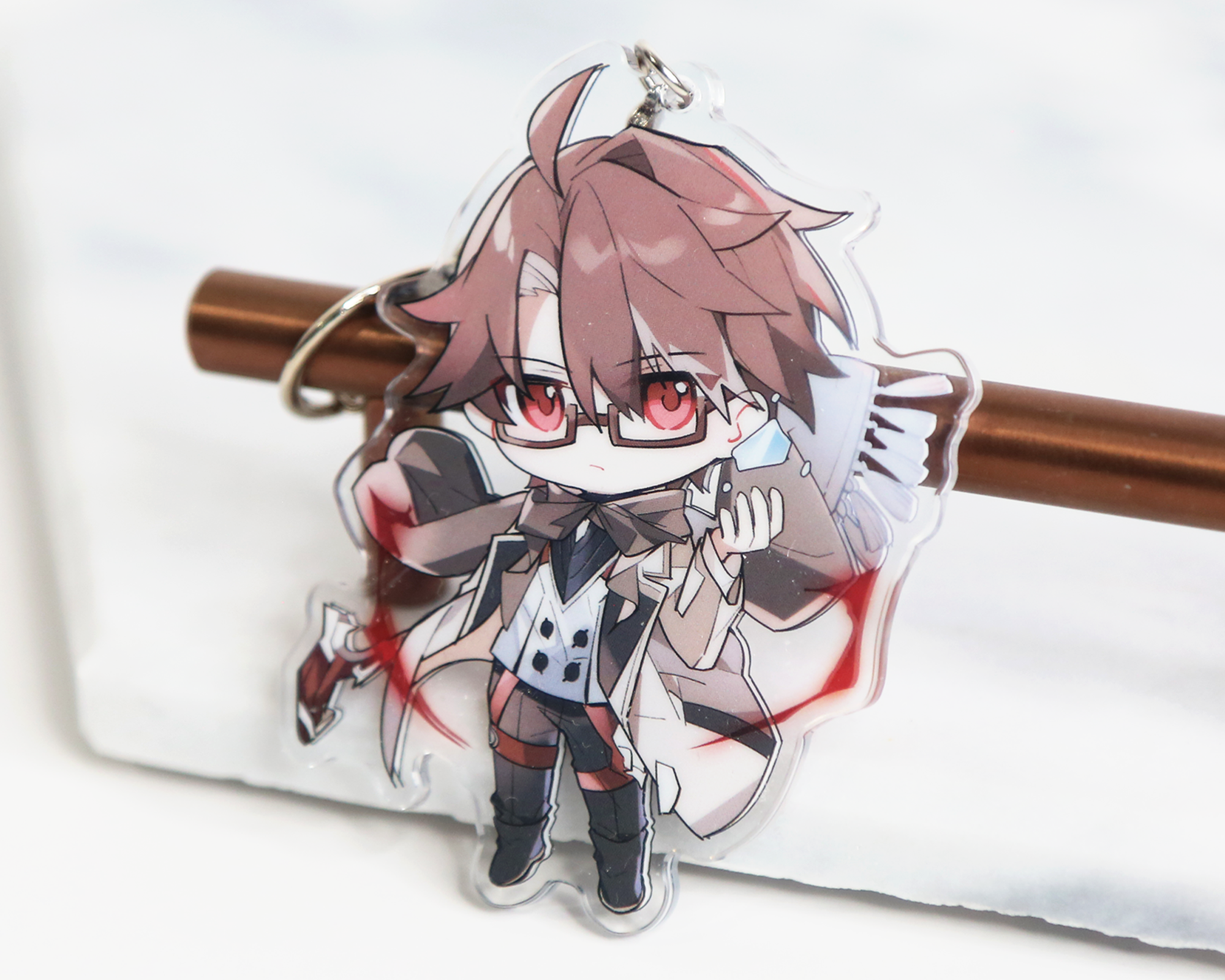 Welt Yang Keychain - Honkai Star Rail Arcylic Charms