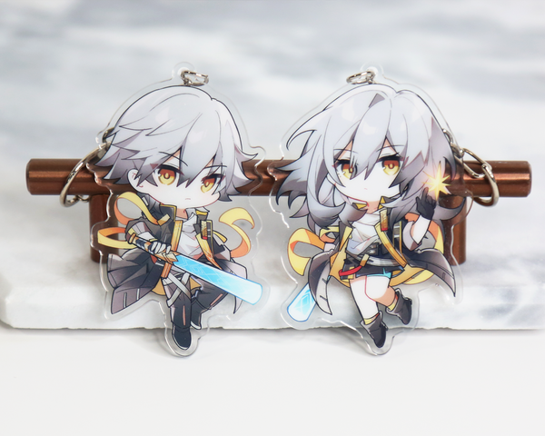 Trailblazer Stelle Keychain - Honkai Star Rail Arcylic Charms