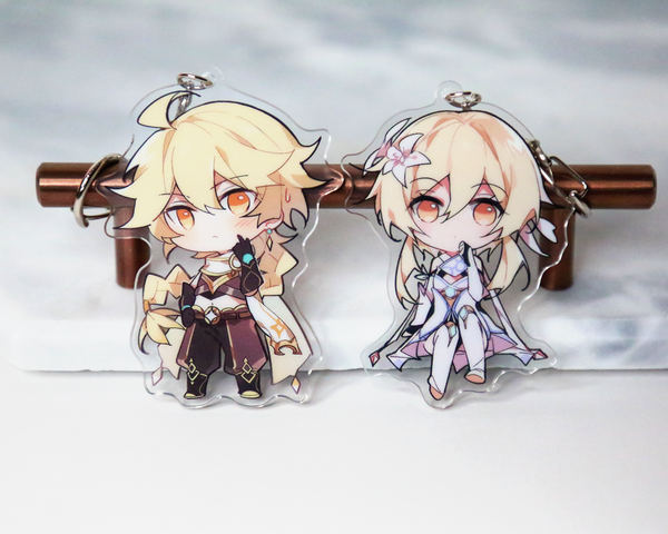 Lumine Keychain (Female Traveler) - Genshin Impact Arcylic Charms