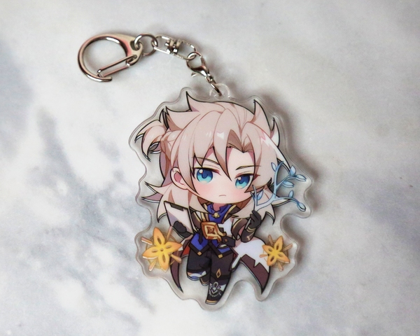 Albedo Keychain - Genshin Impact Arcylic Charms