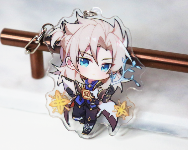 Albedo Keychain - Genshin Impact Arcylic Charms