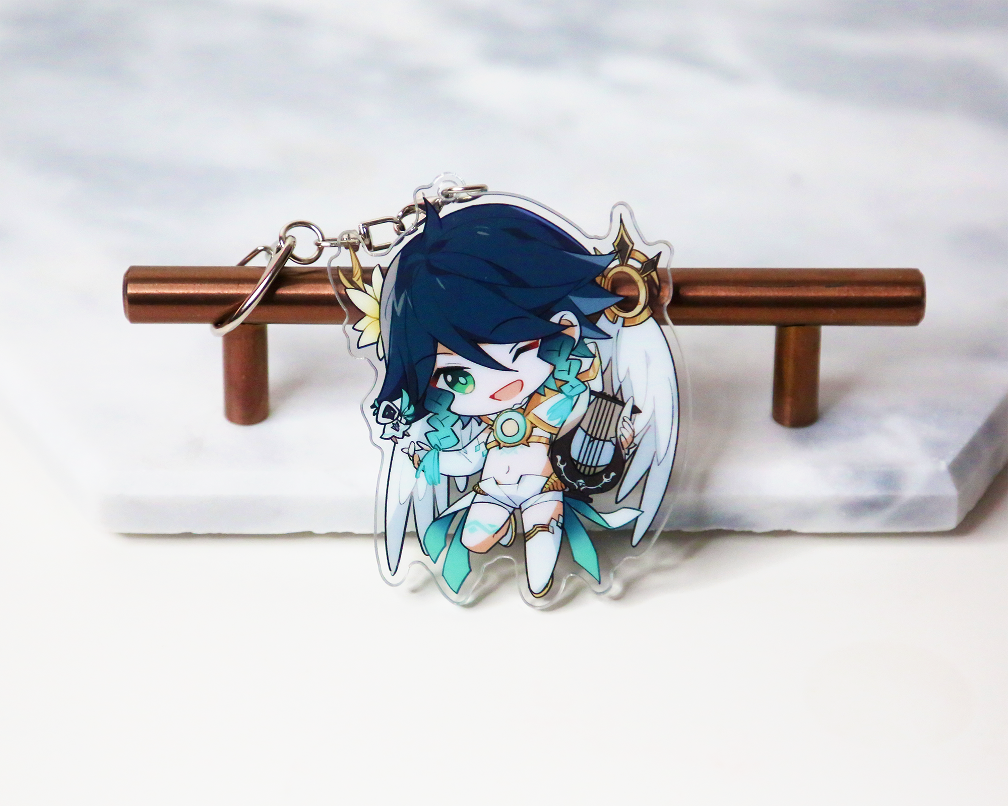 Barbatos Venti Keychain - Genshin Impact Arcylic Charms