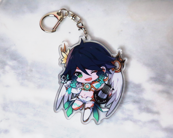 Barbatos Venti Keychain - Genshin Impact Arcylic Charms