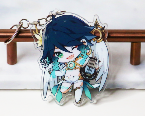 Barbatos Venti Keychain - Genshin Impact Arcylic Charms