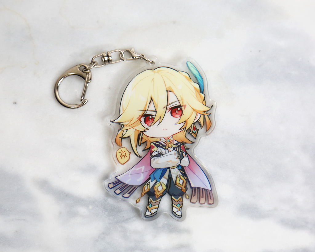 Yui's Gifts Kaveh Keychain - Genshin Impact Arcylic Charms Kaveh