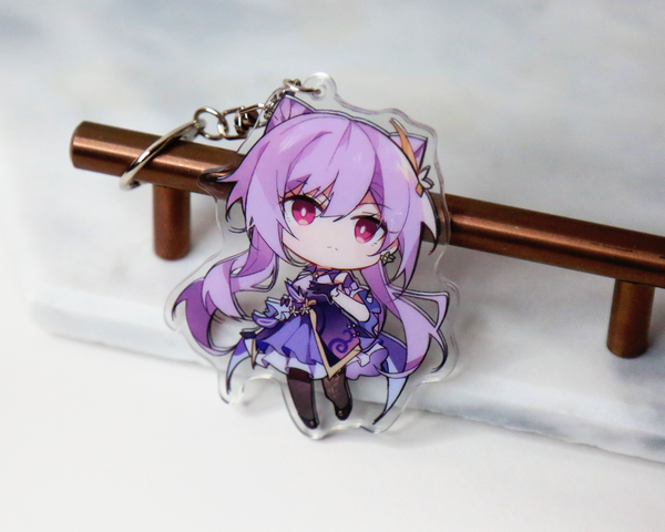 Keqing Keychain - Genshin Impact Arcylic Charms