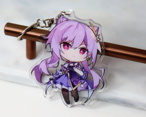 Keqing Keychain - Genshin Impact Arcylic Charms