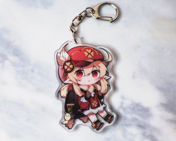 Klee Keychain - Genshin Impact Arcylic Charms