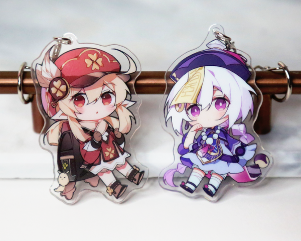 Qiqi Keychain - Genshin Impact Arcylic Charms