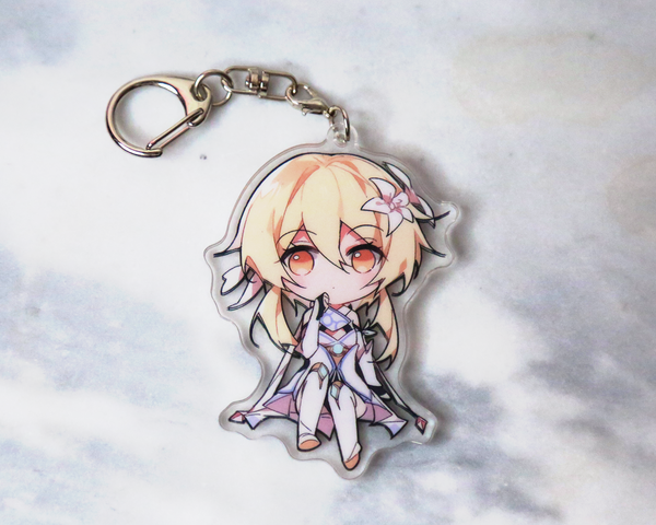 Lumine Keychain (Female Traveler) - Genshin Impact Arcylic Charms