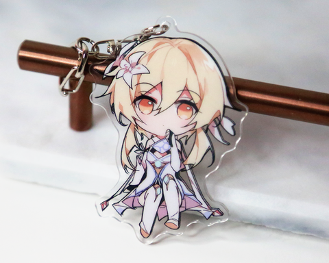 Lumine Keychain (Female Traveler) - Genshin Impact Arcylic Charms