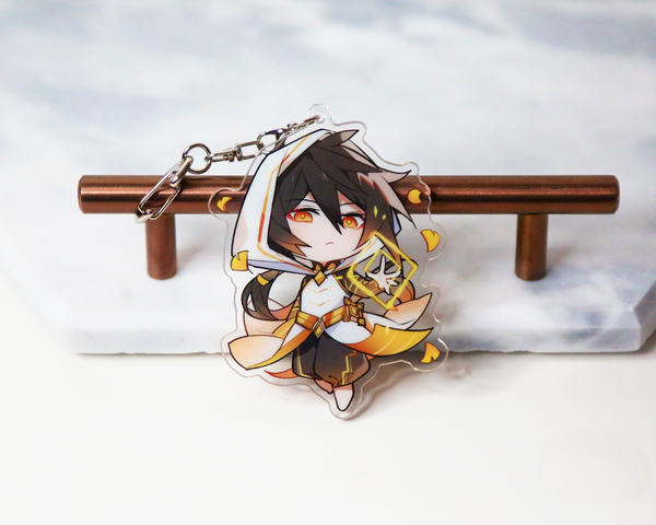 Morax Keychain - Genshin Impact Arcylic Charms