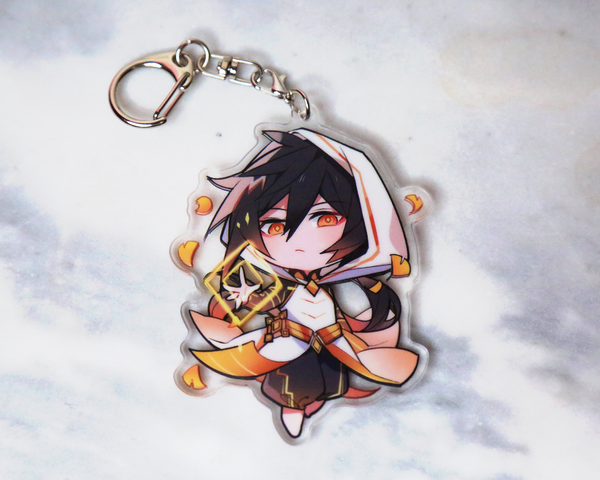 Morax Keychain - Genshin Impact Arcylic Charms