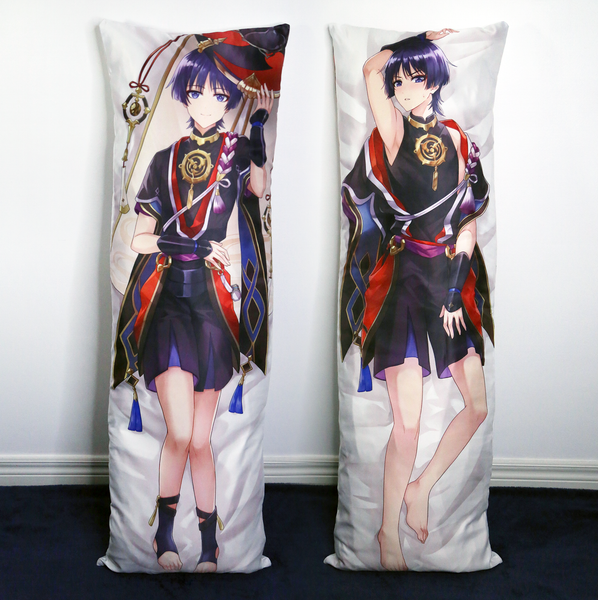 Scaramouche Body Pillow Anime Boy Dakimakura Genshin Impact