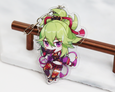 Shinobu Keychain - Genshin Impact Arcylic Charms