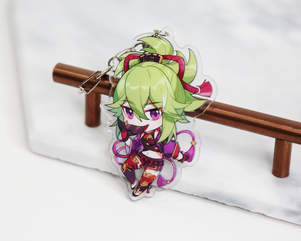 Shinobu Keychain - Genshin Impact Arcylic Charms