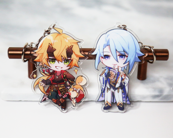 Thoma Keychain - Genshin Impact Arcylic Charms