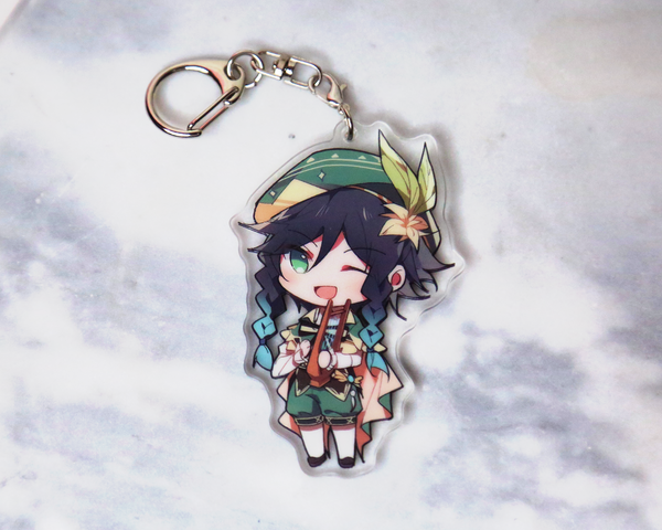 Venti Keychain - Genshin Impact Arcylic Charms