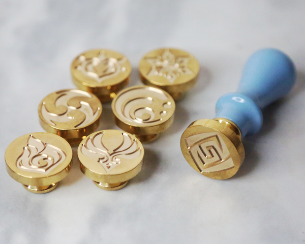 Genshin Impact Wax Seal Stamps Set