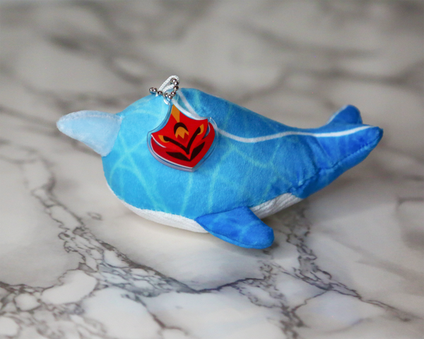 Childe Tartagalia Whale Plushie Keychain