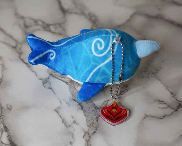 Childe Tartagalia Whale Plushie Keychain