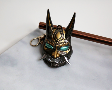 Xiao Yaksha Mask Keychain - Genshin Impact