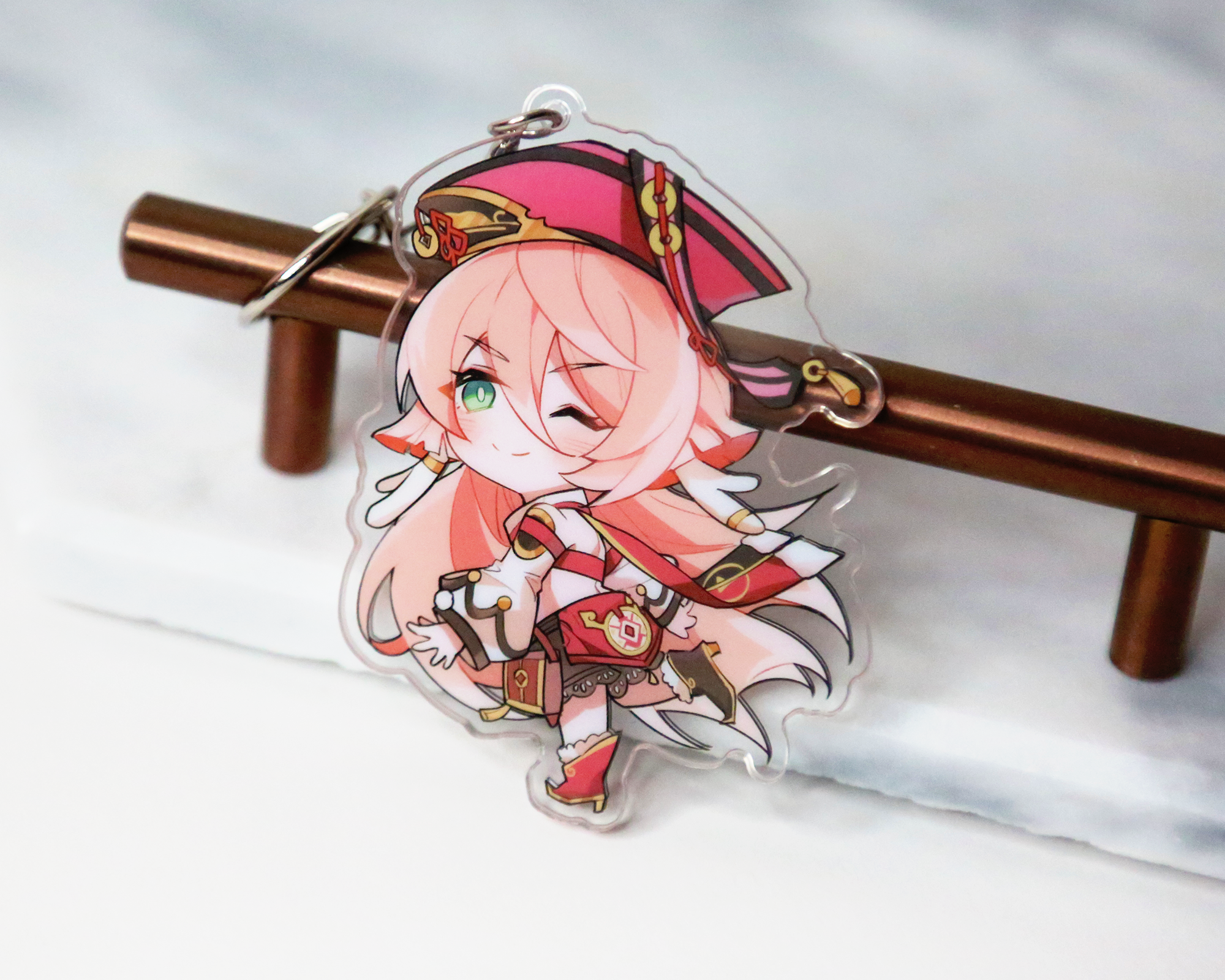 Yanfei Keychain - Genshin Impact Arcylic Charms