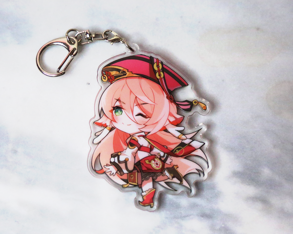 Yanfei Keychain - Genshin Impact Arcylic Charms