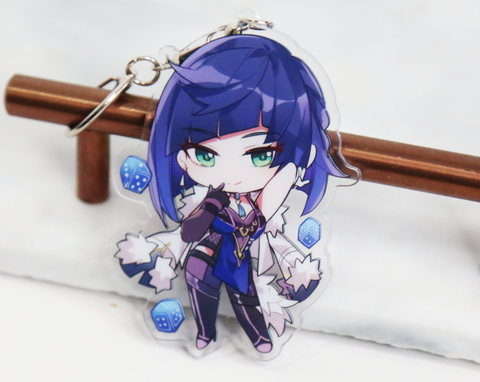 Yelan Keychain - Genshin Impact Arcylic Charms