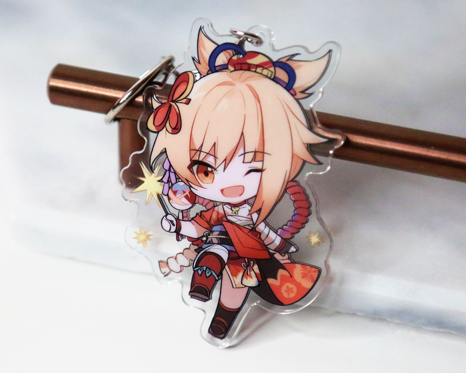 Yoimiya Keychain - Genshin Impact Arcylic Charms