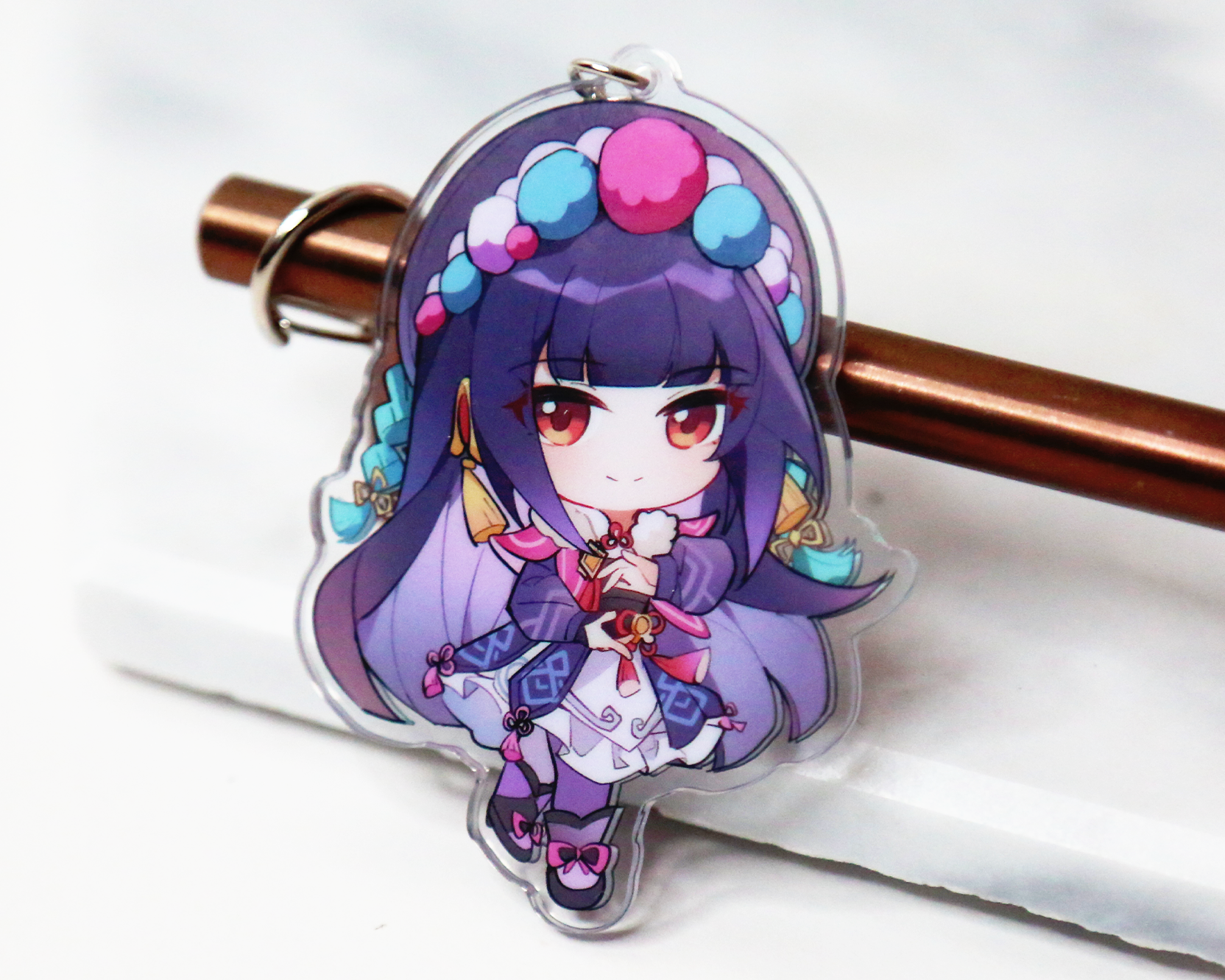 Yunjin Keychain - Genshin Impact Arcylic Charms