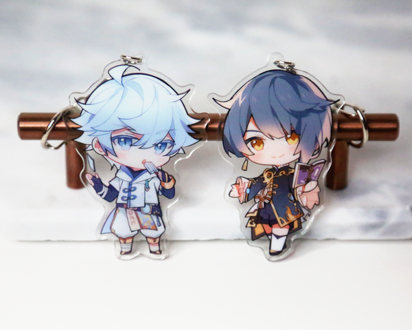 Xingqiu Keychain - Genshin Impact Arcylic Charms