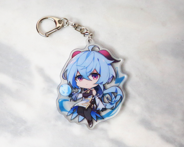 Ganyu Keychain - Genshin Impact Arcylic Charms