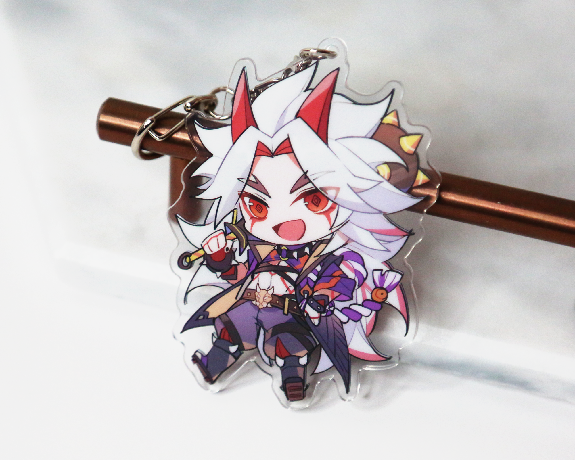 Itto Keychain - Genshin Impact Arcylic Charms