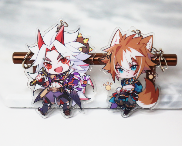 Itto Keychain - Genshin Impact Arcylic Charms