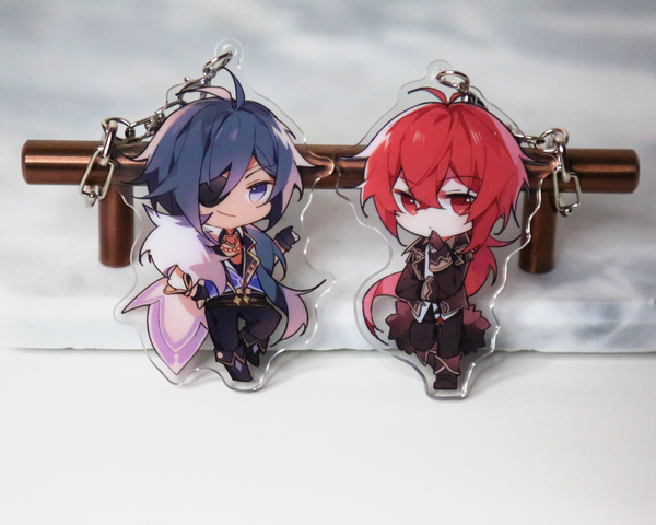 Kaeya Keychain - Genshin Impact Arcylic Charms