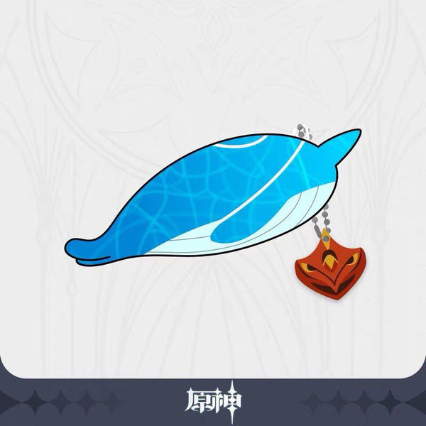 Childe Tartagalia Whale Plushie Keychain